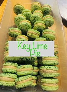 key lime pie macarons